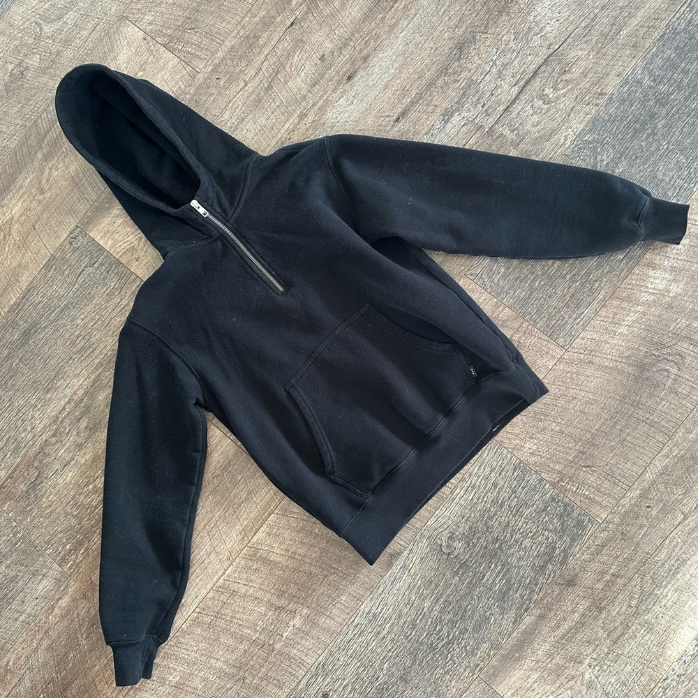 TNA Black 1/2 Zip Hoodie